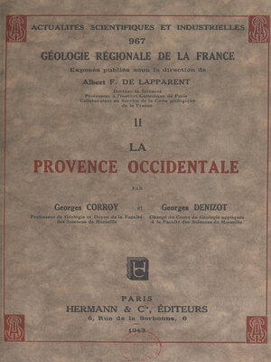 cover image of La Provence occidentale, 2